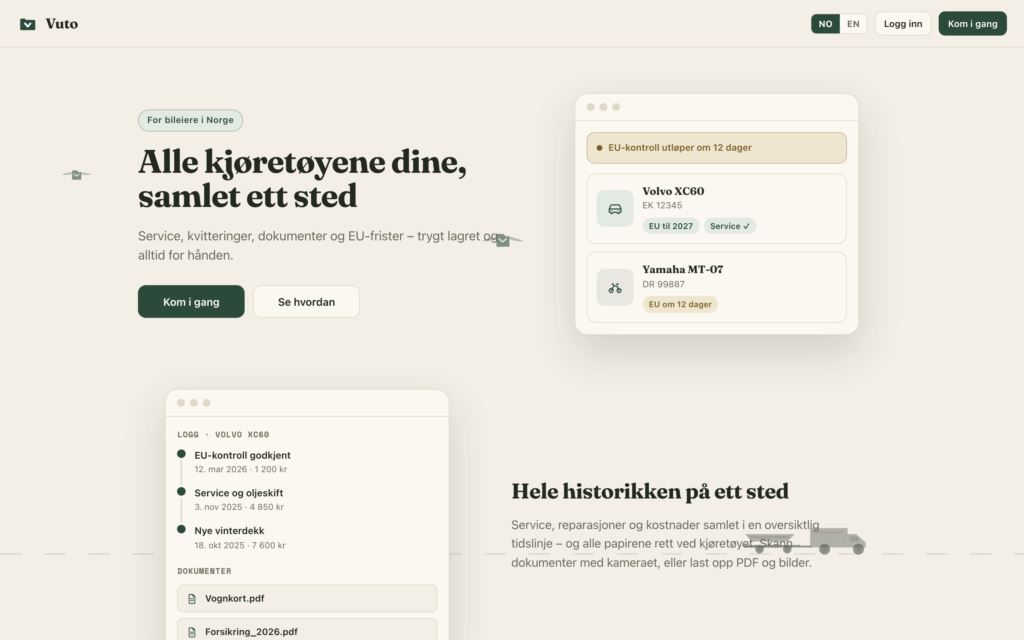 Skjermbilde av Vuto