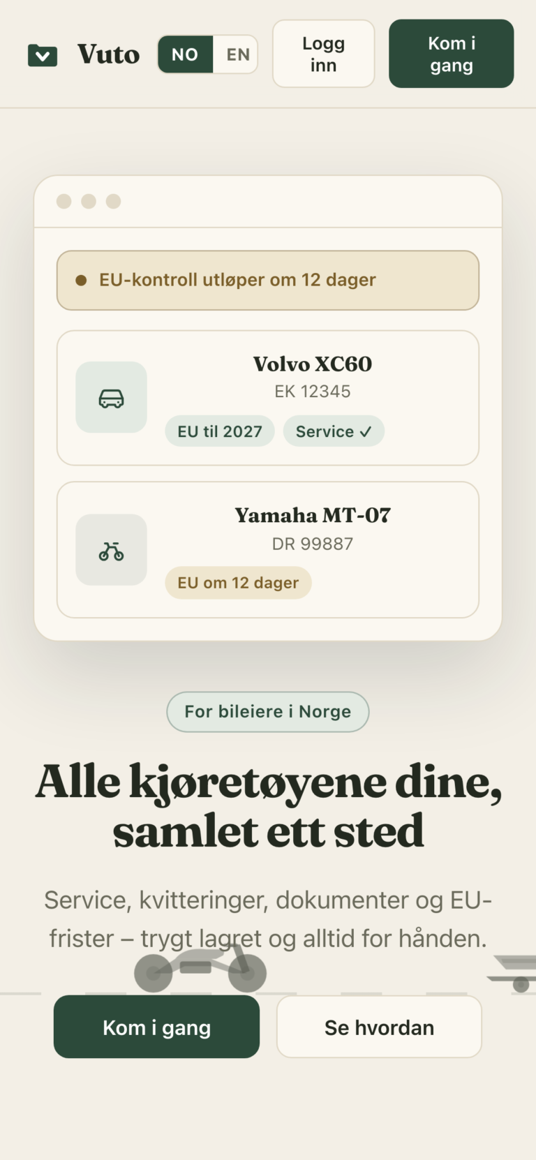 Vuto på mobil